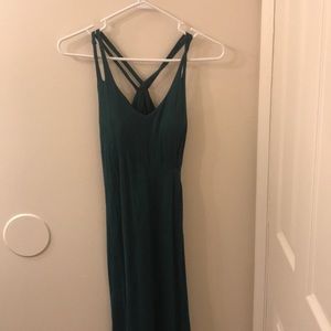 Comfy green maxi dress.